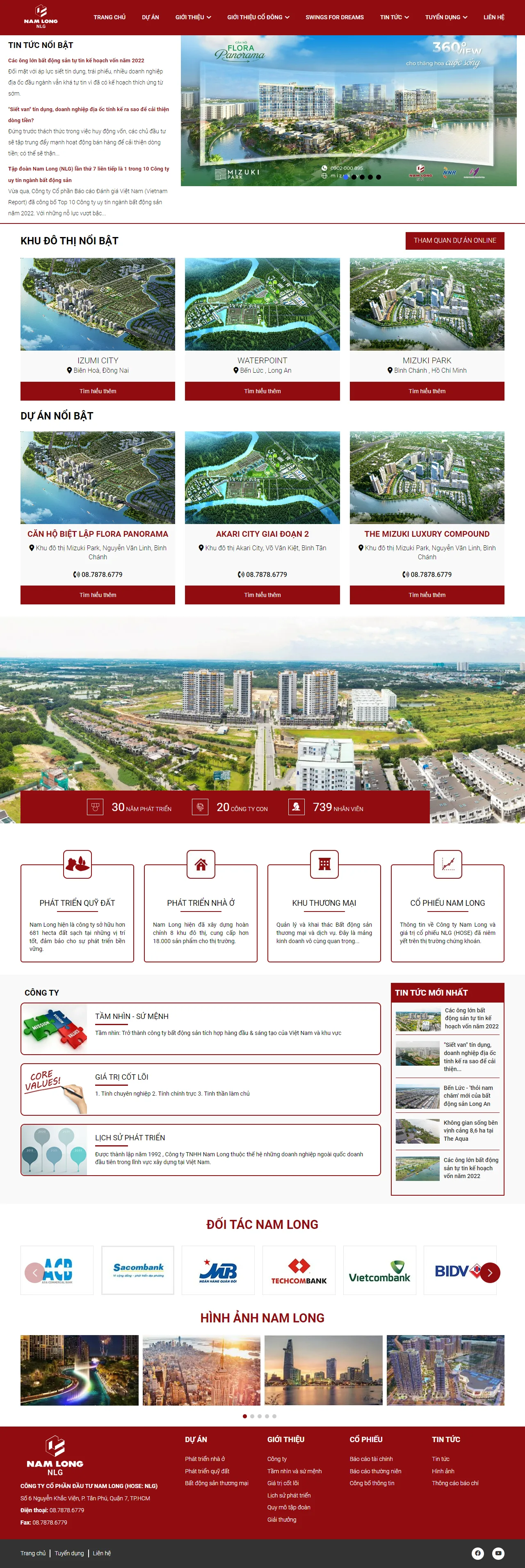 Mẫu website VIL2111
