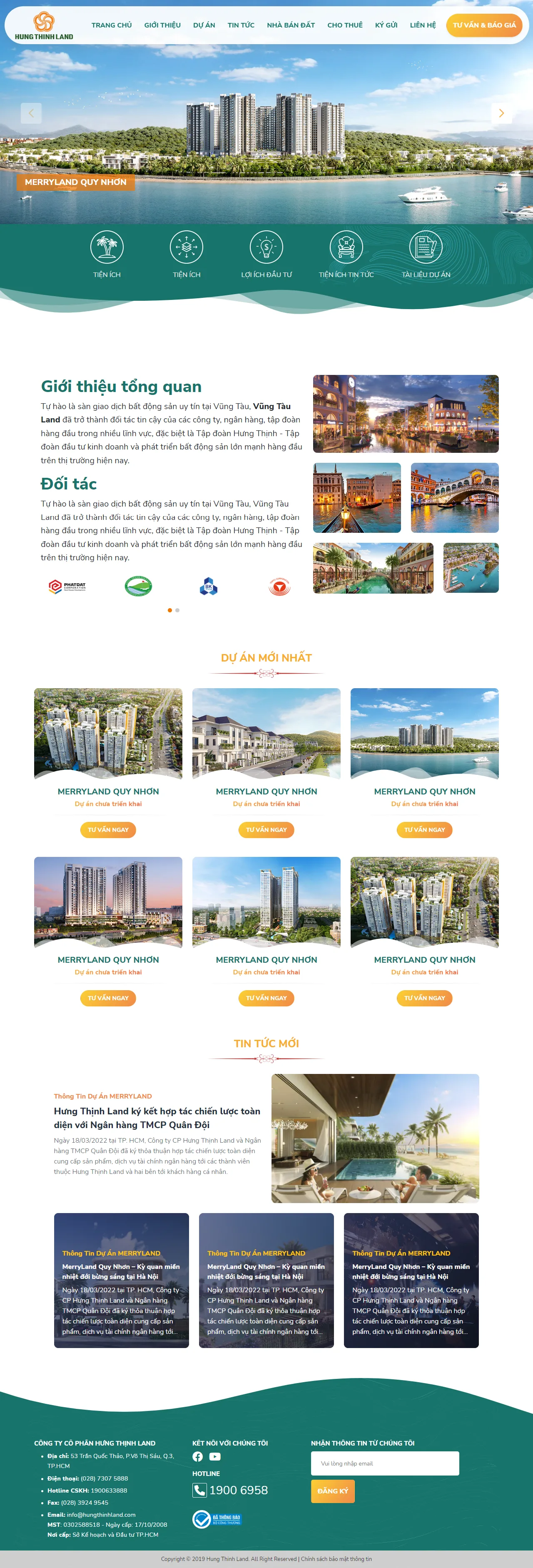 Mẫu website VIL2210