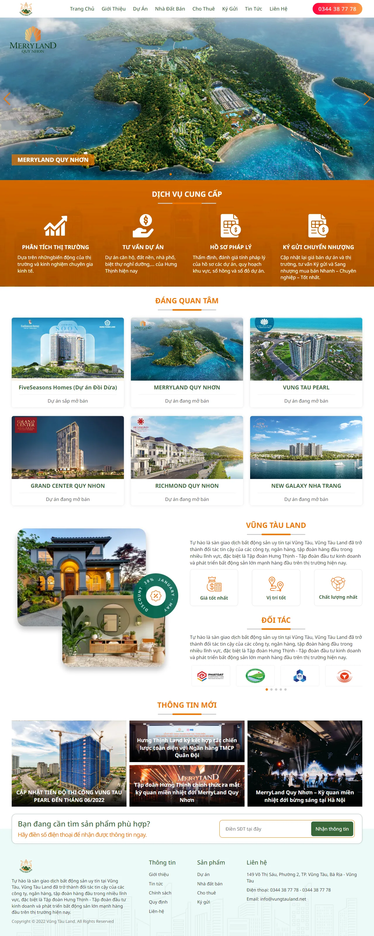 Mẫu website VIL2211